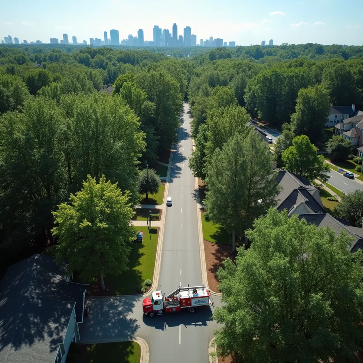 Map of metro Atlanta neighborhoods served by Costeño Tree Services in Georgia