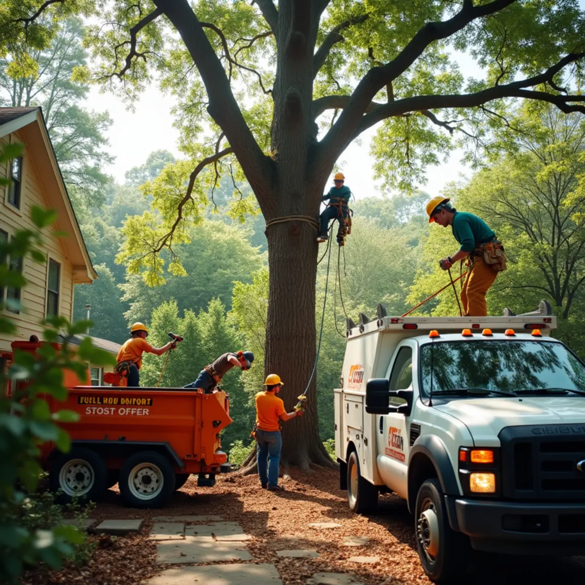 Costeño Tree Services crew providing full-service tree care in Atlanta, GA
